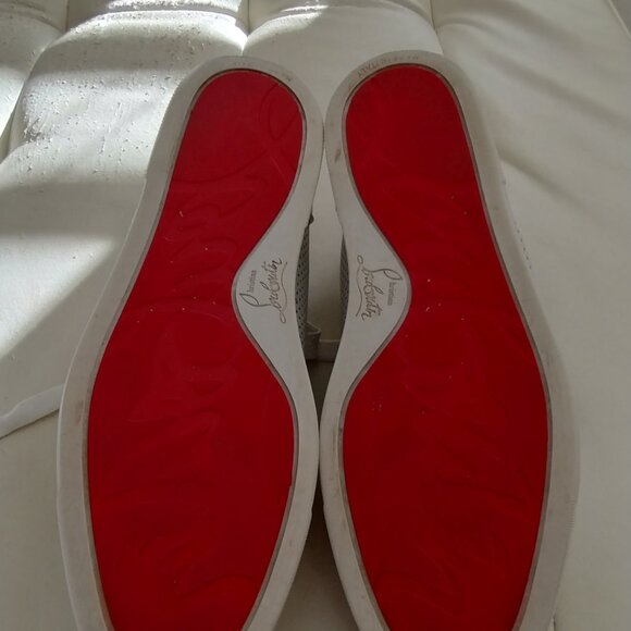 Women's Size US 7 (37) Christian Louboutin Fun Vieira Leather Sneakers - Picture 8 of 15